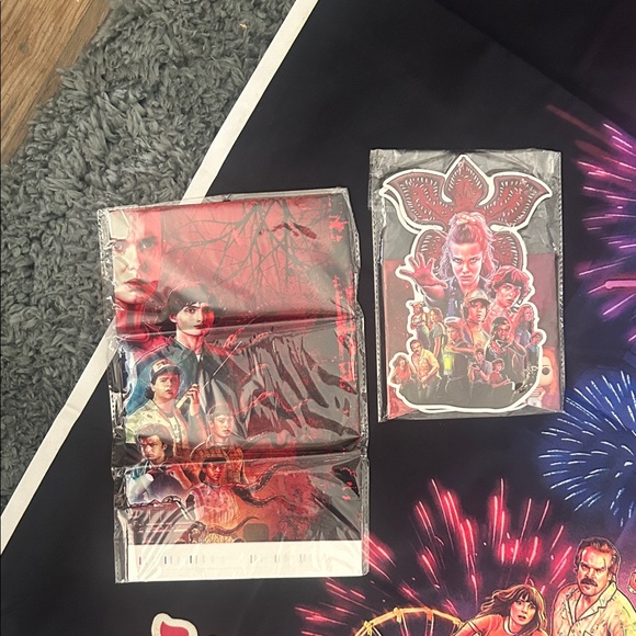 Stranger Things Happy Birthday Banner - Picture 2 of 3